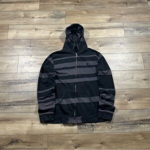 Vintage 2000’s Y2K Element Striped Zip Up Skate Jacket